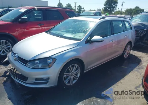 2015 Volkswagen Golf Sportwagen Tdi Se 4-Door from USA, damaged, VIN 3VWCA7AU9FM504750
